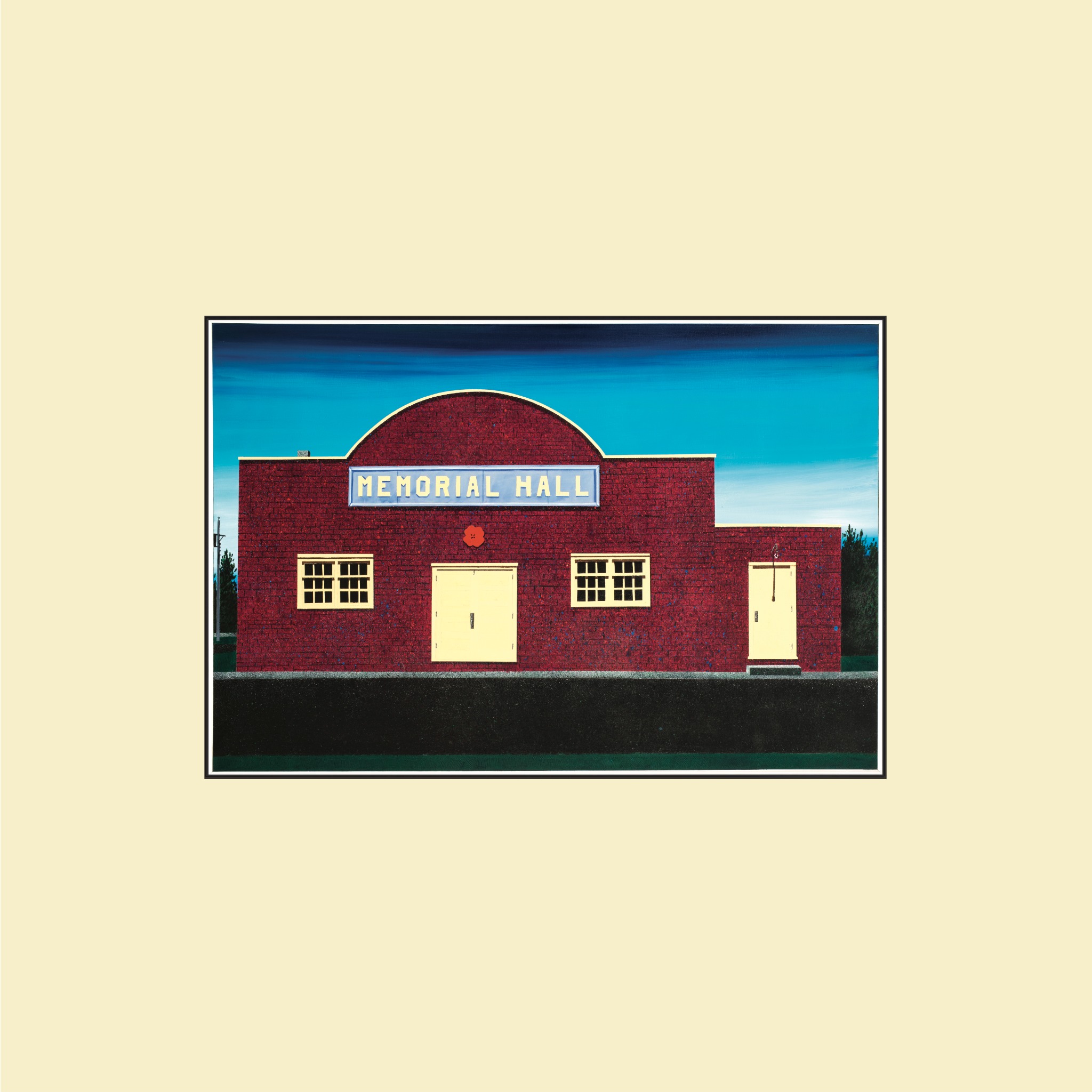 Memorial Hall original album artwork, including border